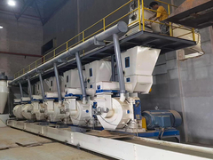 কাঠের শিকড়, শাখা থেকে কাঠের গুলি উত্পাদন সম্পূর্ণ